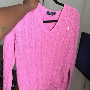 Pink knit Polo Ralph Lauren sweater